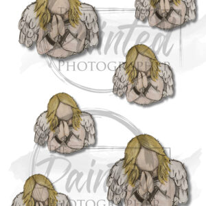 Heaven's Whisper Ornament Size Decoupage Paper