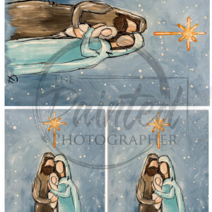 A Child Is Born Decoupage Paper Multiply