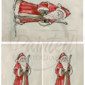 Lea’s Father Christmas Rice (Decoupage) Paper