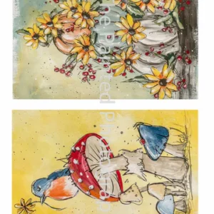 Forest Floor Stacked – Rice Decoupage Paper (2 Designs)