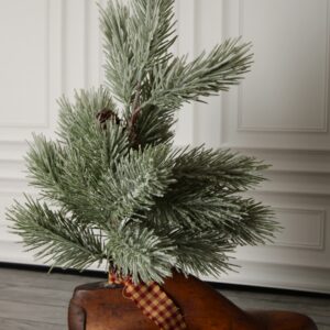 Vintage Wood Shoe Christmas Decoration