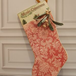 Handmade Hanging Stocking – “Merry Christmas” Design