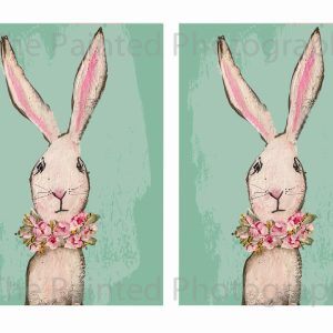 Teal Ali Rose Rice Paper (Decoupage Paper)