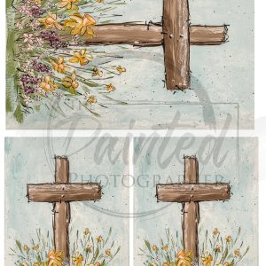 New Life with Cross Rice Paper (Decoupage Paper)